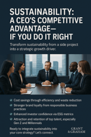 A CEO’s Competitive Advantage—If You Do It Right