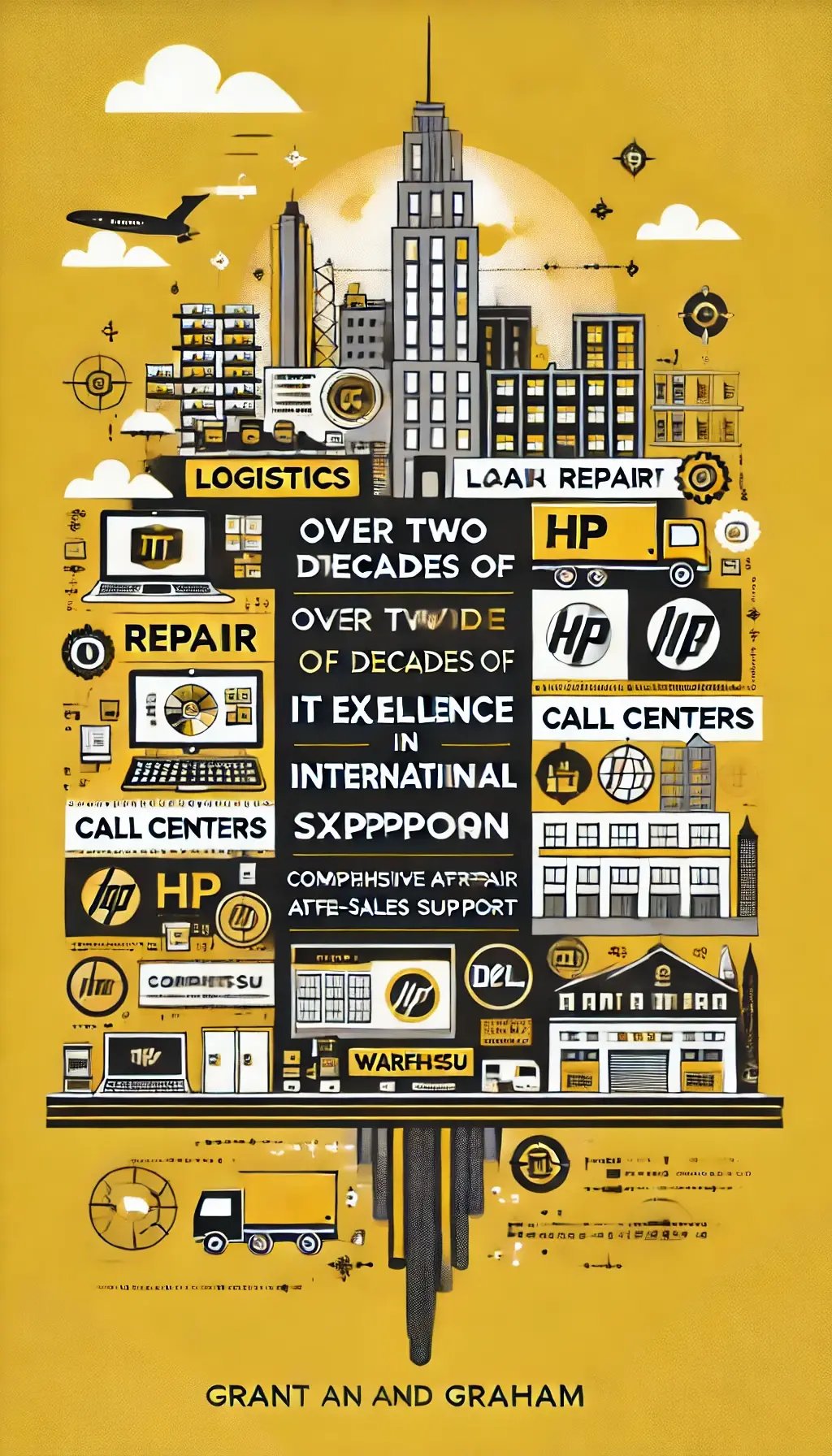 DALL·E 2024-07-06 14.21.08 - Create a tall, visually engaging image with a yellow and black theme, focusing on the topic of IT excellence in international expansion and after-sale DALL·E 2024-07-06 14.21.08 - Create a tall, visually engaging image with a yellow and black theme, focusing on the topic of IT excellence in international expansion and after-sale
