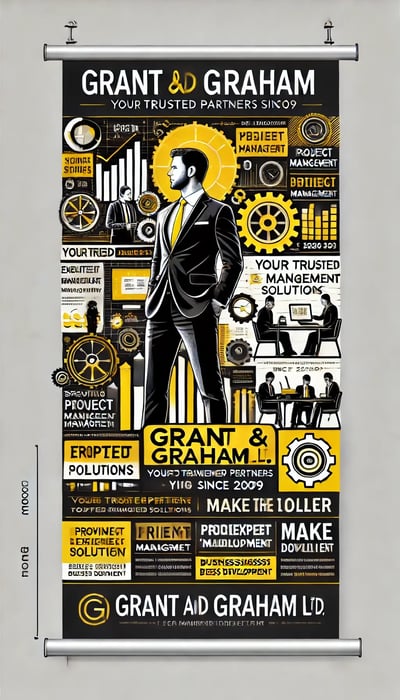 DALL·E 2024-07-06 18.12.08 - A taller promotional image for Grant and Graham Ltd., using the company colors yellow and black. The image should include elements such as professiona DALL·E 2024-07-06 18.12.08 - A taller promotional image for Grant and Graham Ltd., using the company colors yellow and black. The image should include elements such as professiona