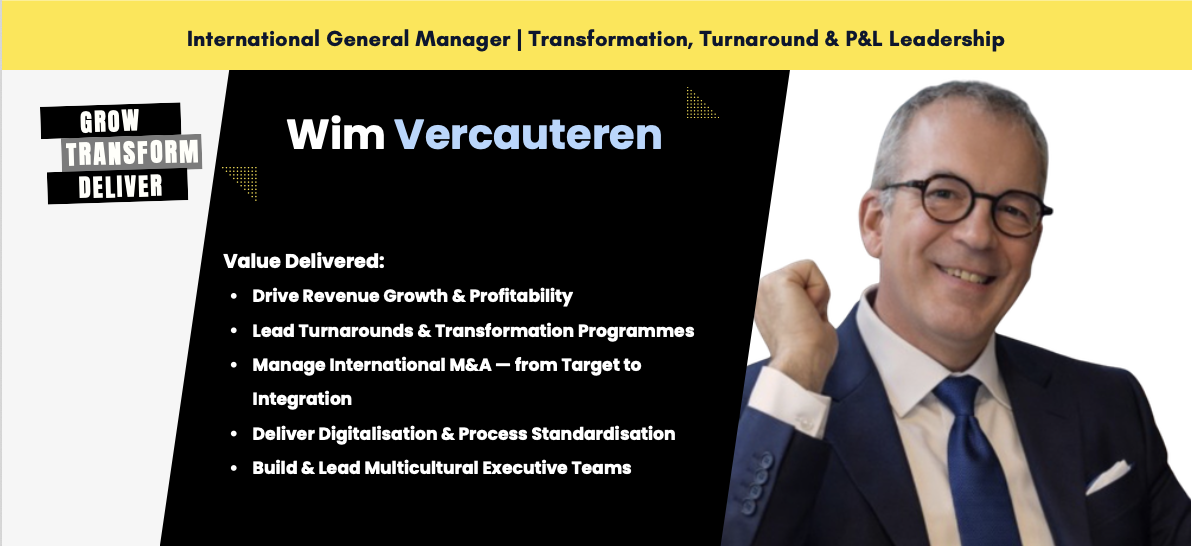 Wim Vercauteren CV cover — Grant & Graham