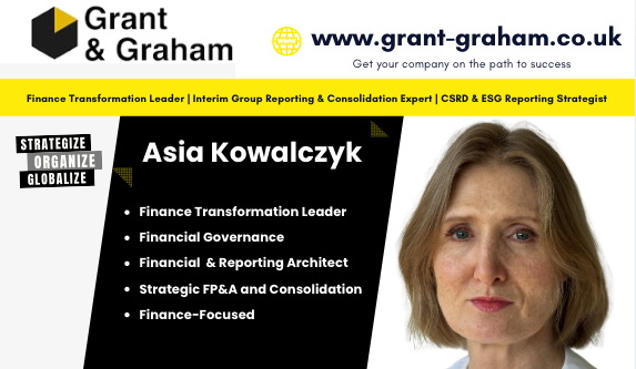 Asia Kowalczyk CV cover — Grant & Graham