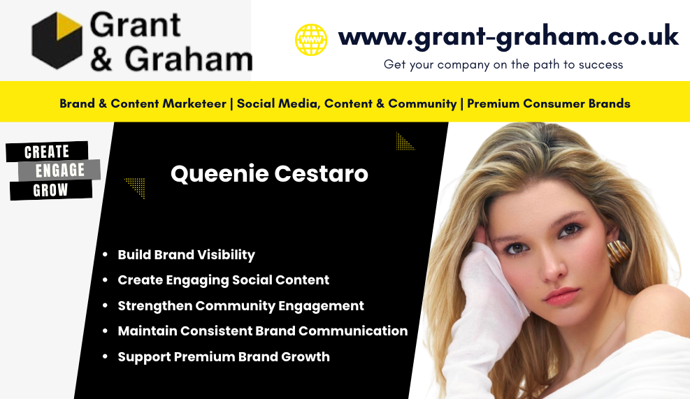 Queenie Cestaro CV cover — Grant & Graham