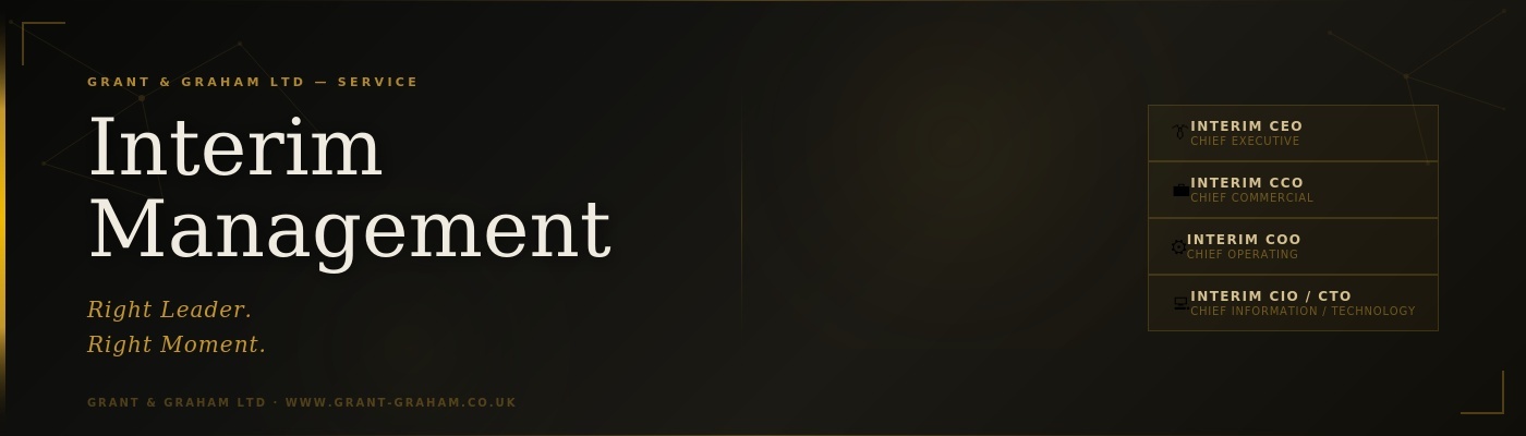 Interim Model Interim Management | Senior Executives Deployed in Days | Grant & Graham
